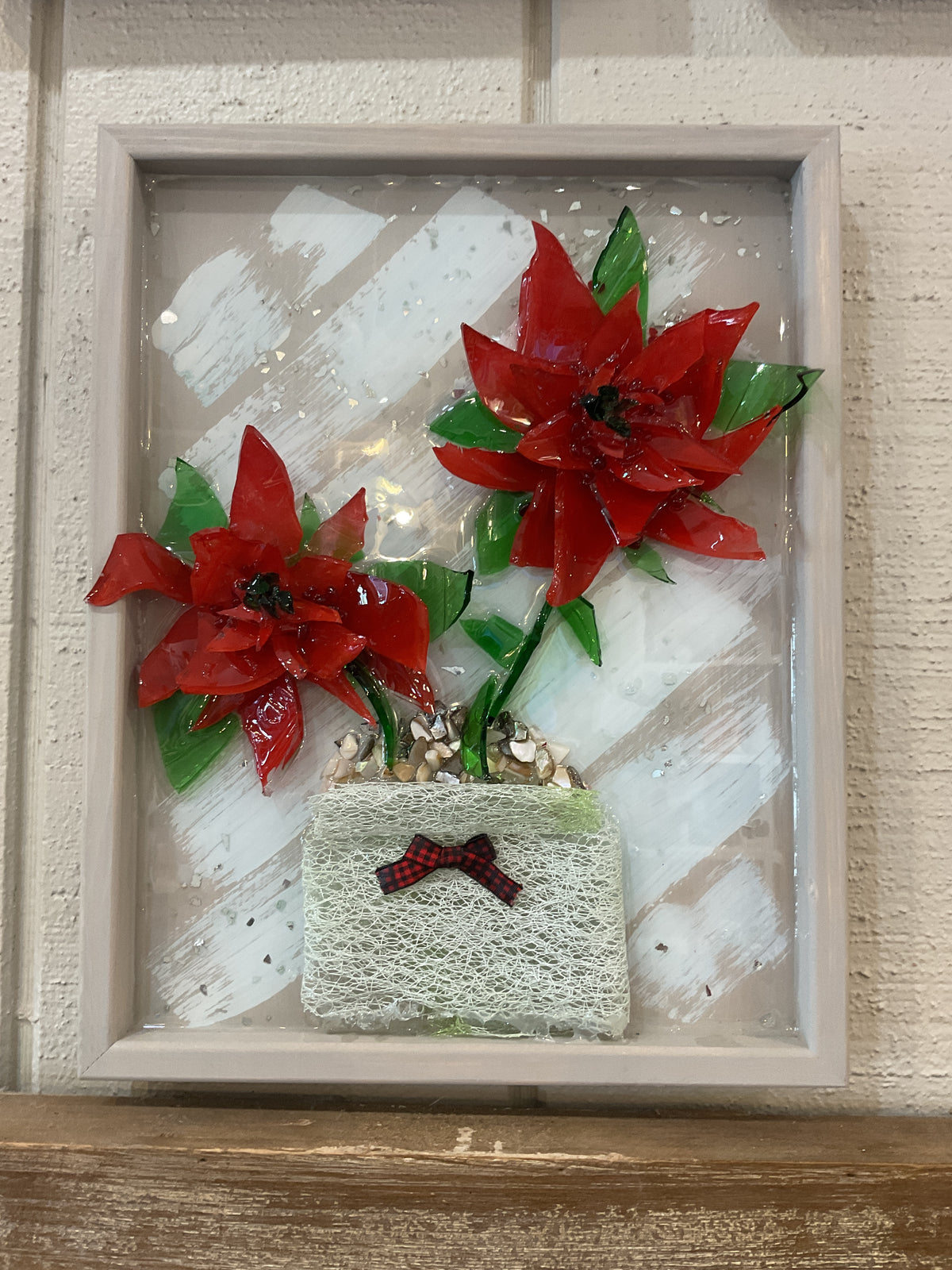 Art - Shard Shop Designs - 11x14 Poinsettia