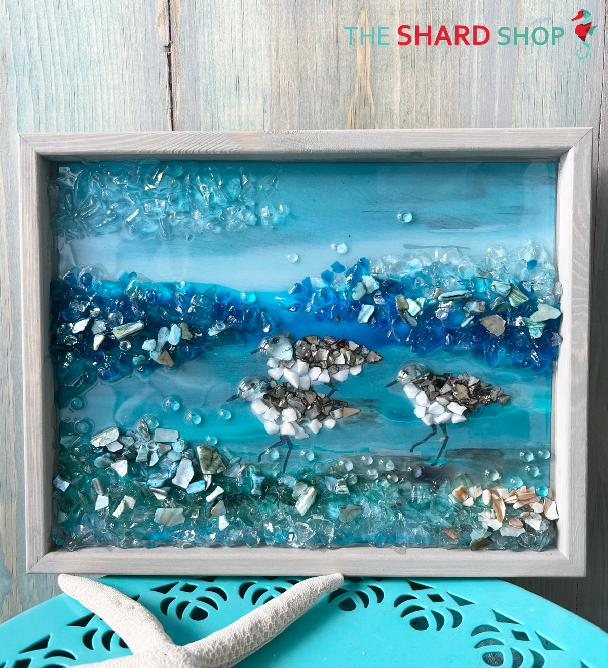 Art - Shard Shop Designs - 11x14 Sand pipers