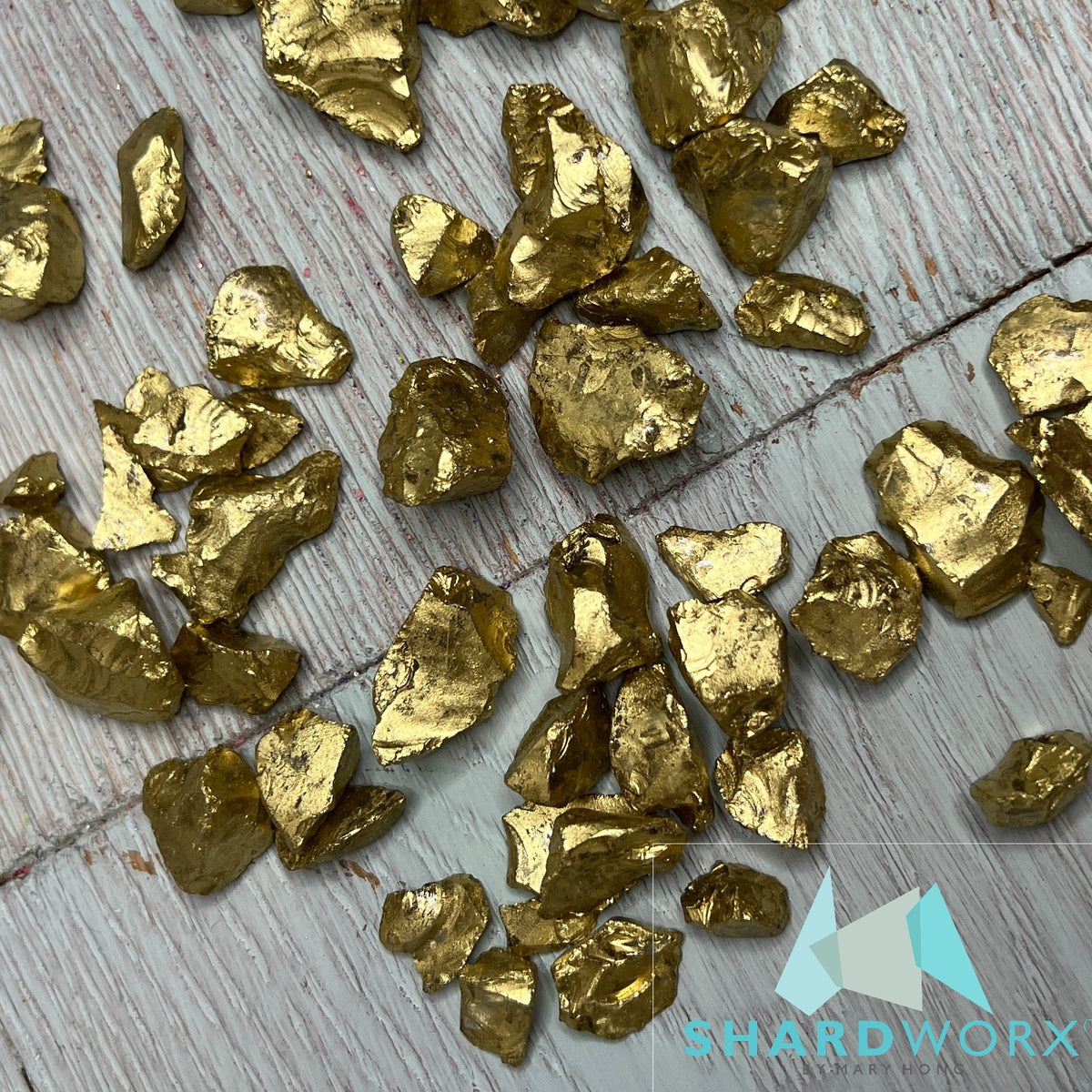 Crushed Glass - Gold
