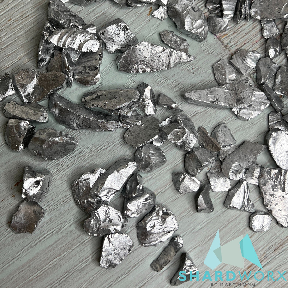 Crushed Glass - Silver